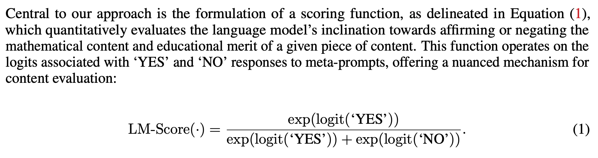 LM-Score from language-model logits